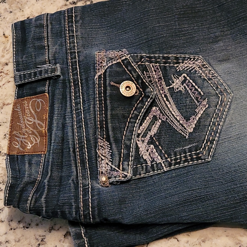 Straight leg jeans